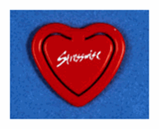 Picture of Red plastic Stresswise Heart Paperclip