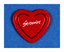 Picture of Red plastic Stresswise Heart Paperclip